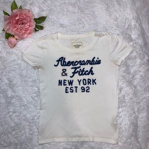 ⭐️Last sale!!! Best Offer!!!  White Abercrombie t shirt